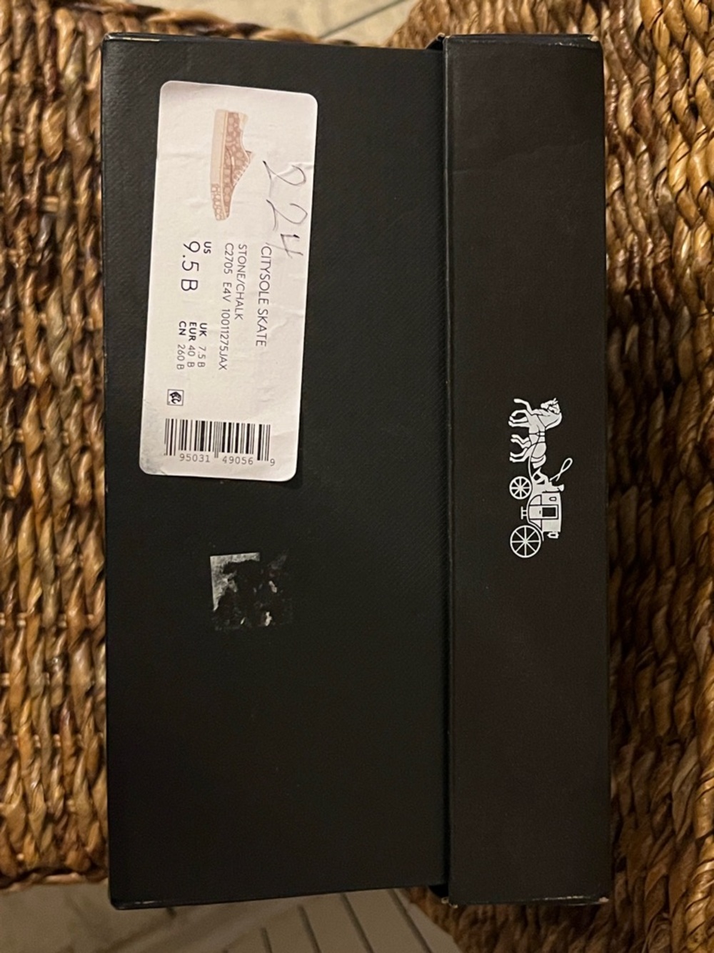 Coach Beige Signature Canvas Low-Top Sneakers - Picture 5 of 5